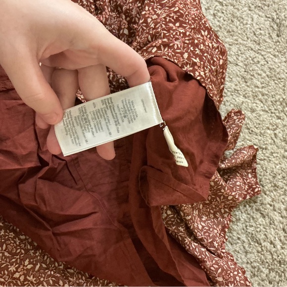 Madewell Pintuck Mini Dress Florentine Floral Women’s Size Small Cotton Preppy S - Picture 9 of 9